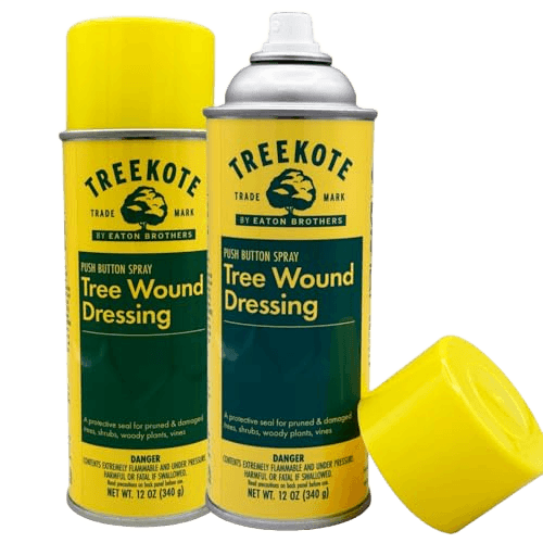 Treekote Tree Wound Dressing - 12OZ Aerosol Two Pack - Pruning Sealer Spray for Damaged Trees and Shrubs - Fast Acting Effective Tree Wound Sealer Spray - Prune Sealer Wound Repair for Bonsai Trees